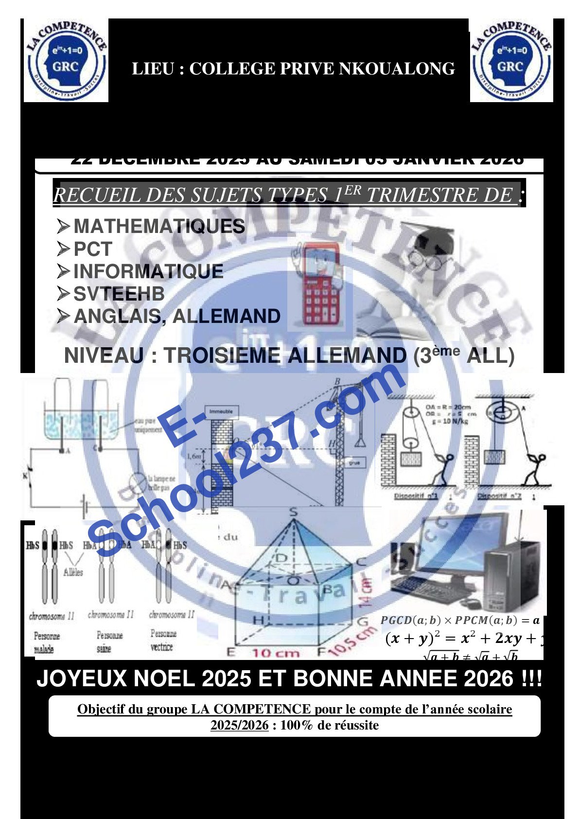 TD Noel 2025 3ème ALL GRC.